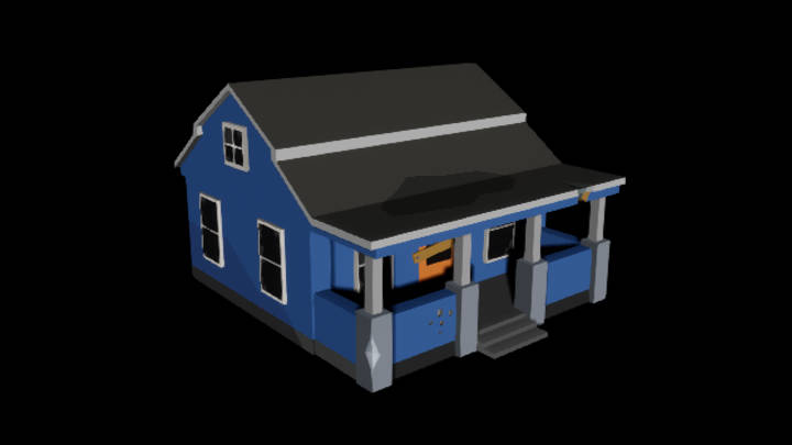 UE项目资源_模型资源_卡通_房子097