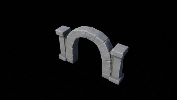 UE项目资源_模型资源_卡通_拱门001