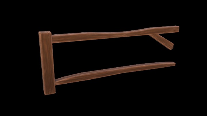 UE项目资源_模型资源_卡通_木架007