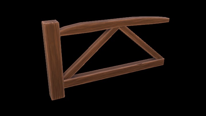 UE项目资源_模型资源_卡通_木架010