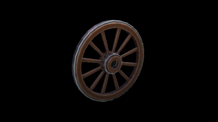 UE项目资源_模型资源_卡通_木轮002