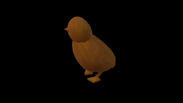 UE项目资源_模型资源_卡通_木鸟玩具001