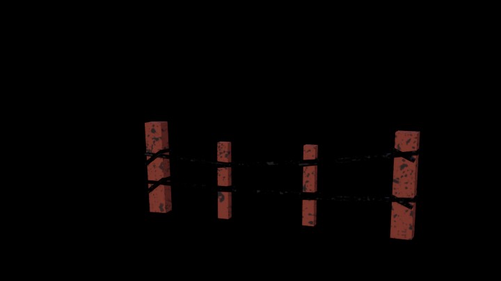 UE项目资源_模型资源_卡通_栅栏020