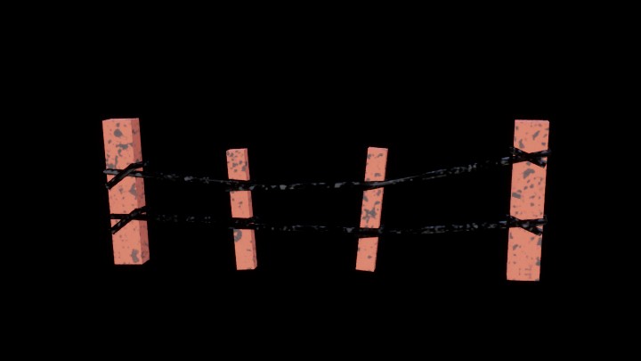 UE项目资源_模型资源_卡通_栅栏021