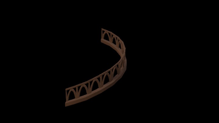 UE项目资源_模型资源_卡通_栏杆009