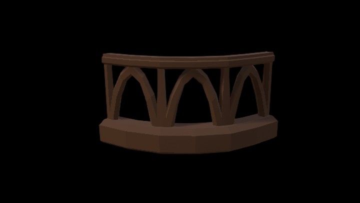 UE项目资源_模型资源_卡通_栏杆018