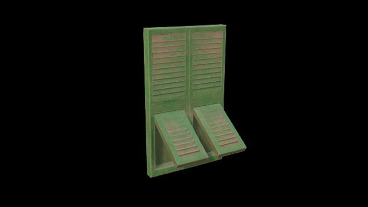 UE项目资源_模型资源_卡通_百叶窗003