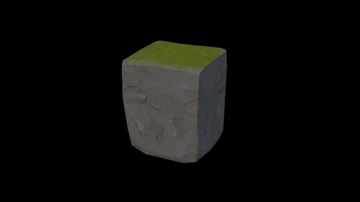 UE项目资源_模型资源_卡通_石块037