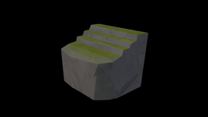 UE项目资源_模型资源_卡通_石块040