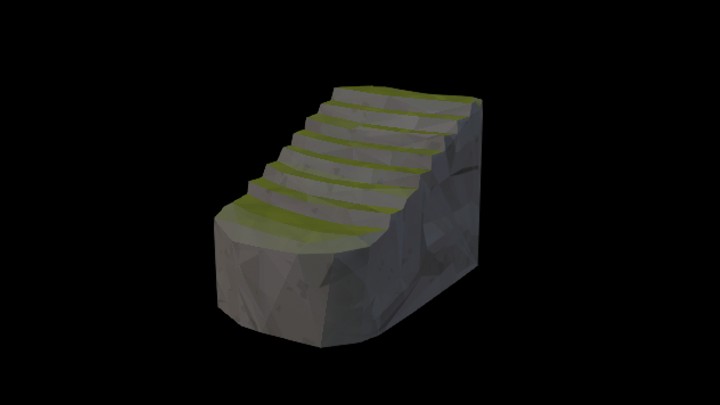 UE项目资源_模型资源_卡通_石块041