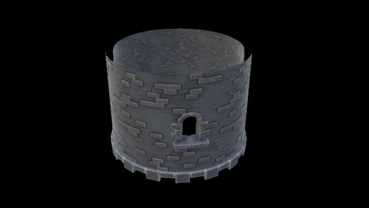 UE项目资源_模型资源_卡通_石塔004