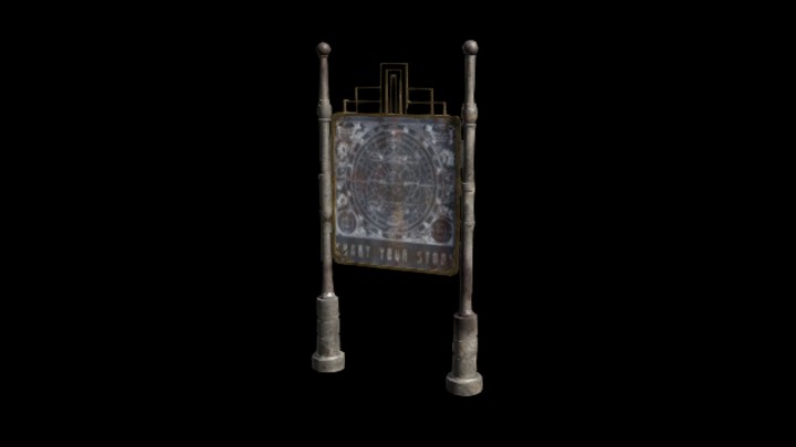 UE项目资源_模型资源_告示牌021