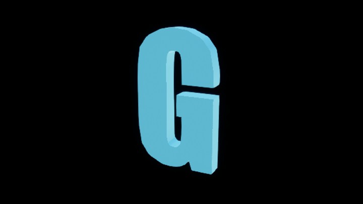 UE项目资源_模型资源_字母G001