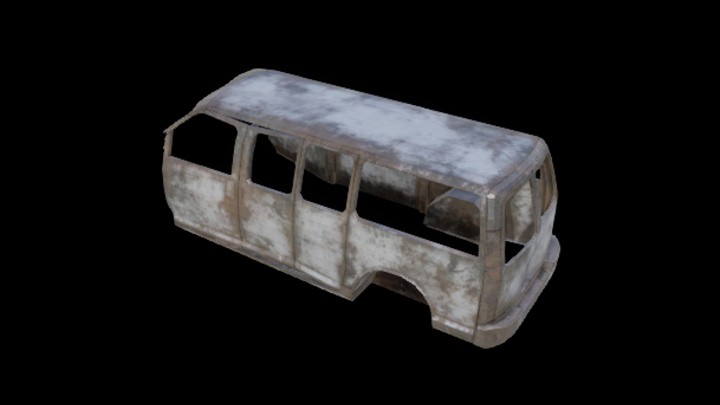 UE项目资源_模型资源_废弃车辆002