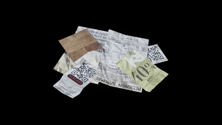 UE项目资源_模型资源_废纸013