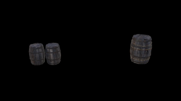 UE项目资源_模型资源_木桶381