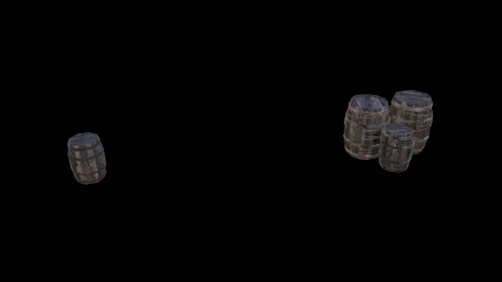 UE项目资源_模型资源_木桶382