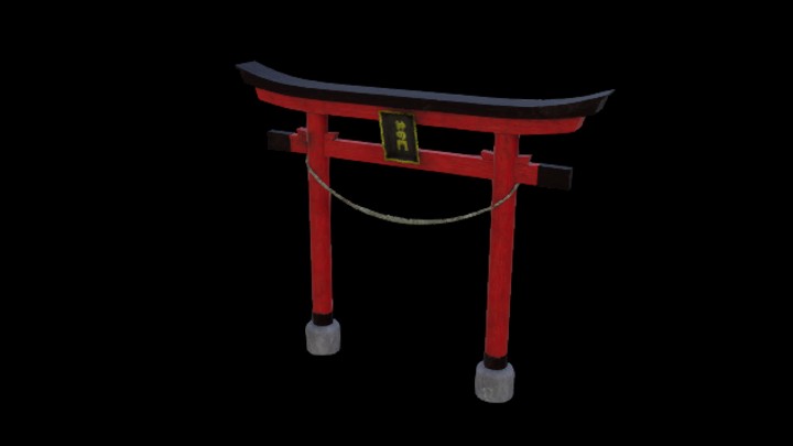 UE项目资源_模型资源_木牌坊001