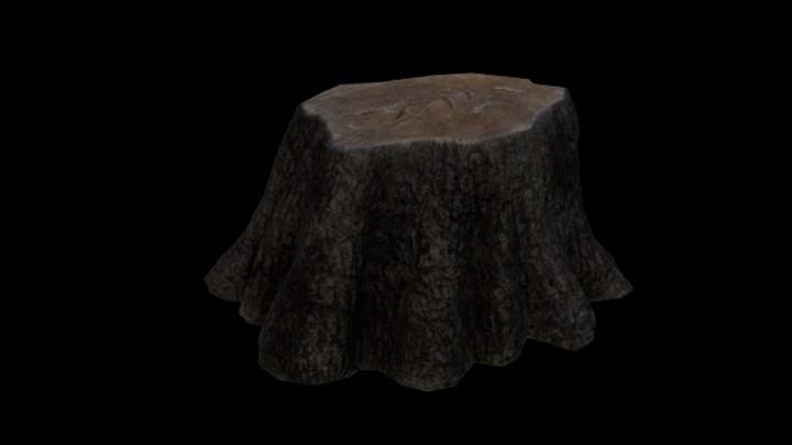 UE项目资源_模型资源_树桩136