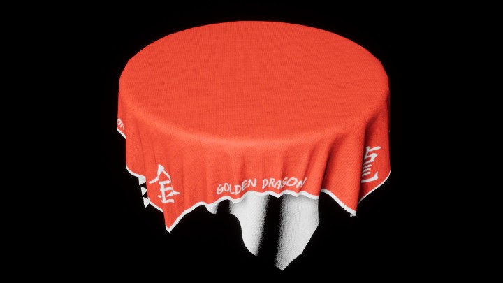 UE项目资源_模型资源_桌布034