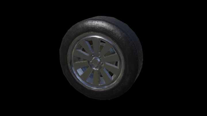 UE项目资源_模型资源_汽车零件012