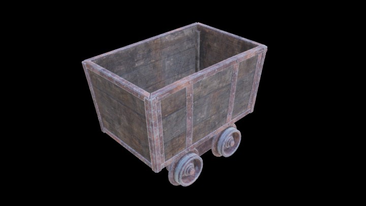 UE项目资源_模型资源_矿车008