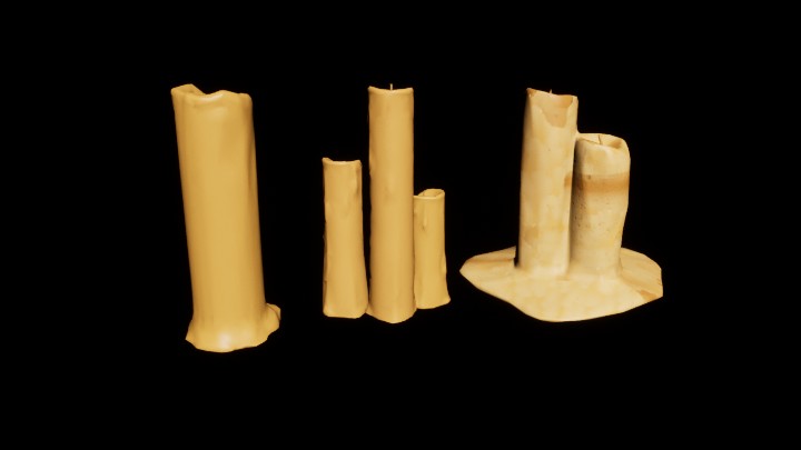 UE项目资源_模型资源_蜡烛345