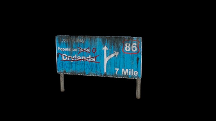 UE项目资源_模型资源_路标051