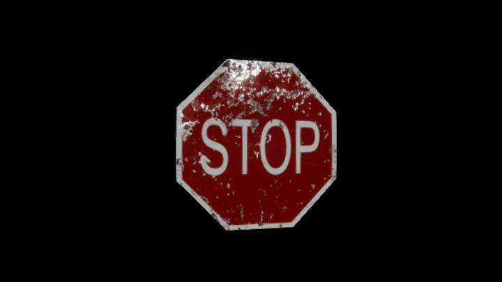 UE项目资源_模型资源_路牌068