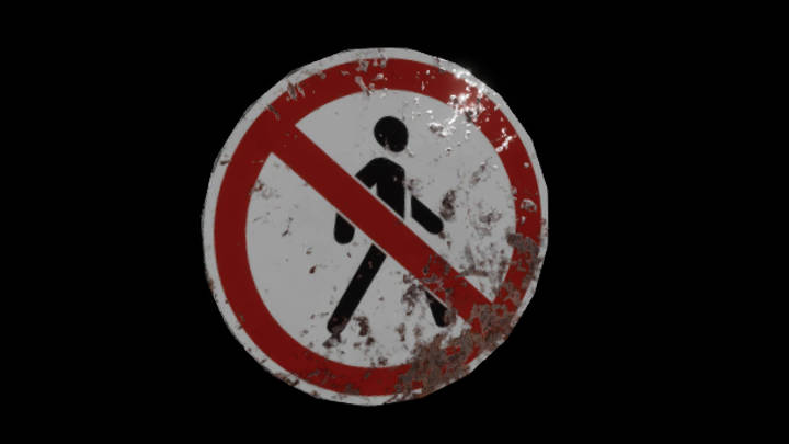 UE项目资源_模型资源_路牌070