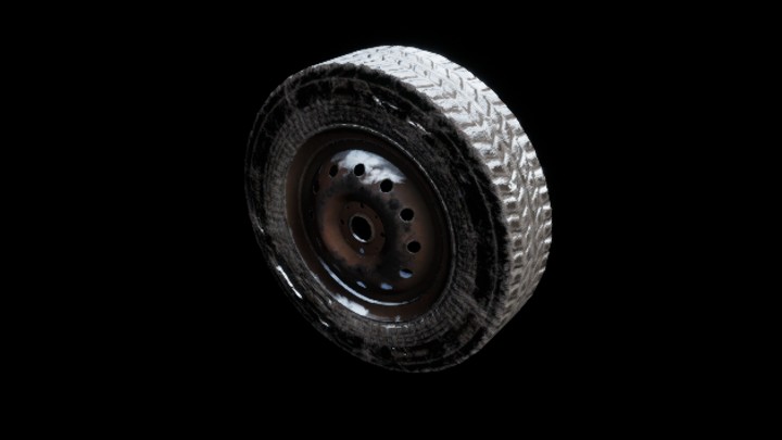 UE项目资源_模型资源_轮胎265