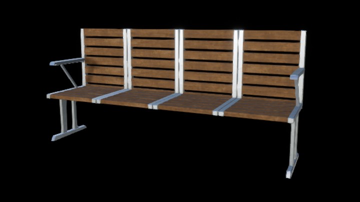 UE项目资源_模型资源_长椅101