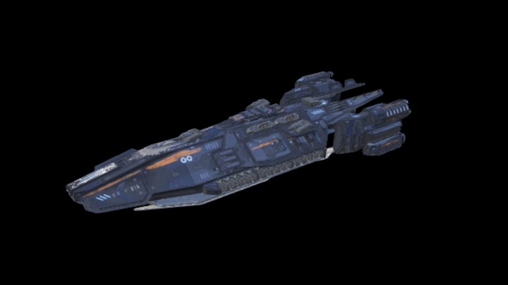 UE项目资源_模型资源_飞船019