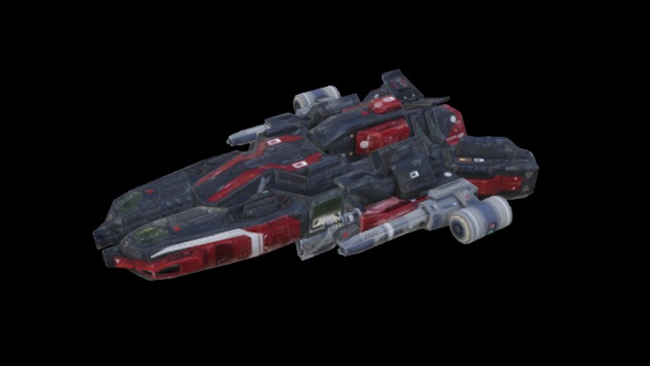 UE项目资源_模型资源_飞船028