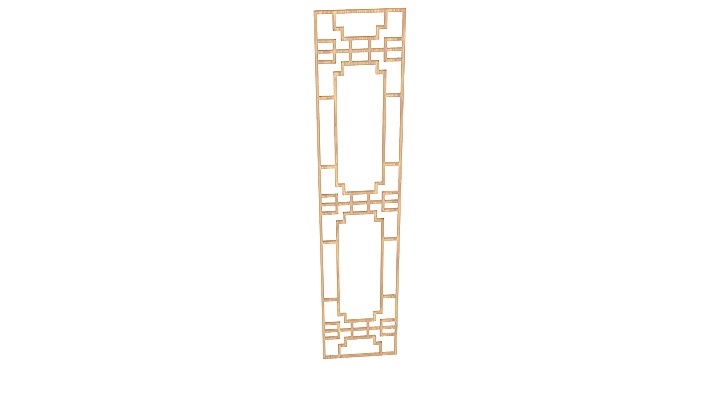 渲染模型_中式木格010