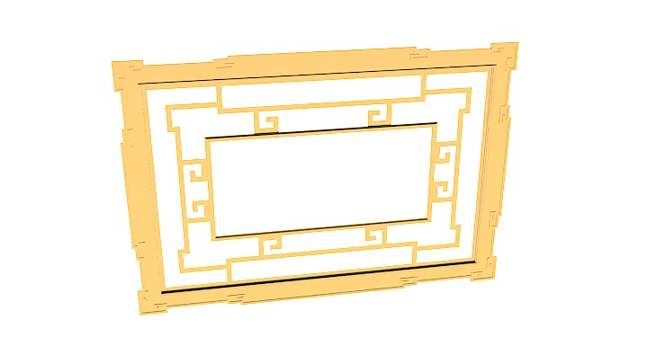 渲染模型_中式窗花062