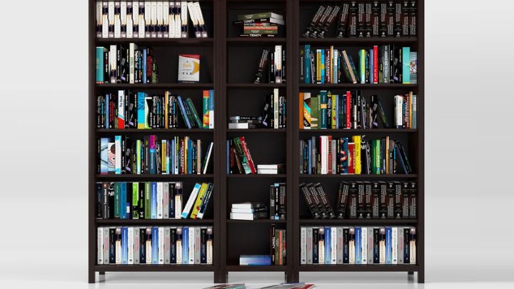 渲染模型_书柜124