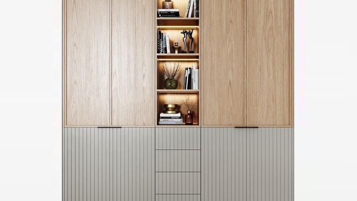 渲染模型_书柜127