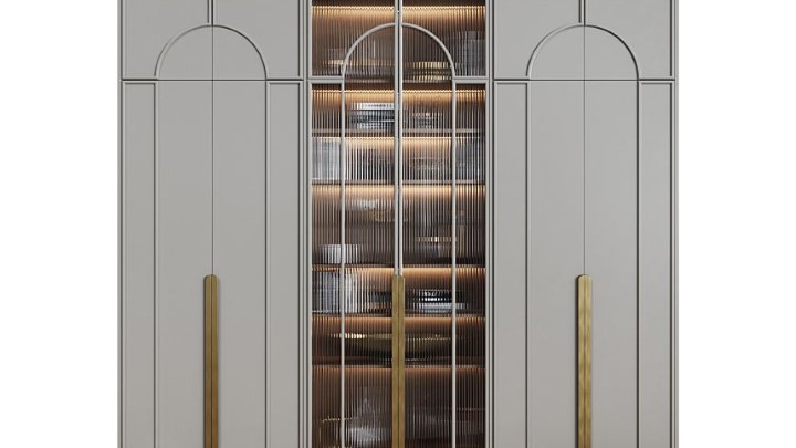 渲染模型_书柜128