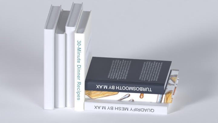 渲染模型_书籍070