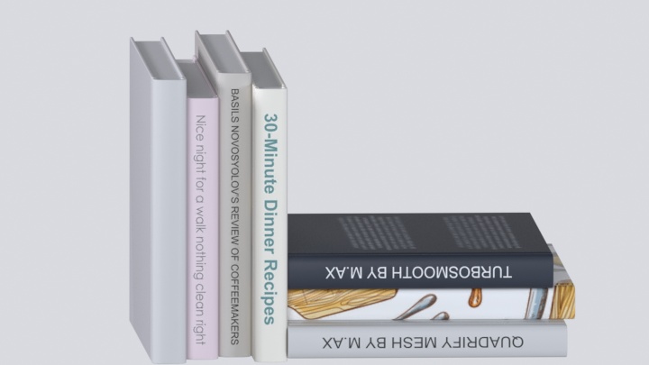 渲染模型_书籍072