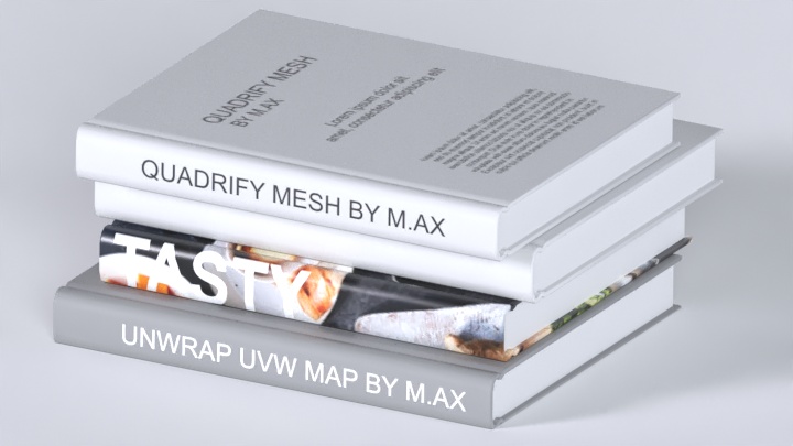 渲染模型_书籍074