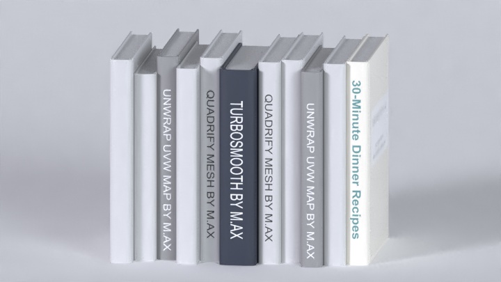 渲染模型_书籍079