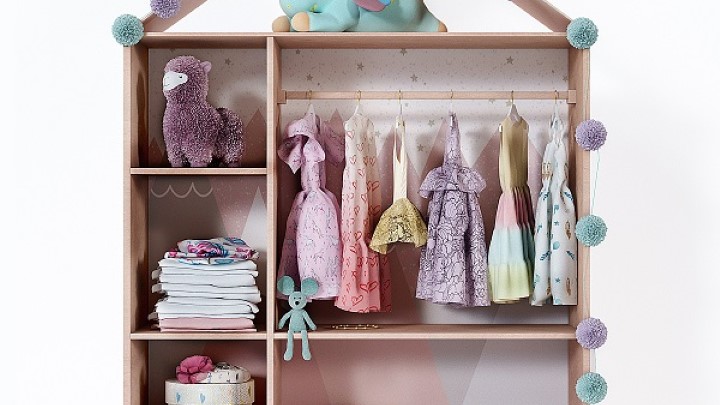 渲染模型_儿童房家具143