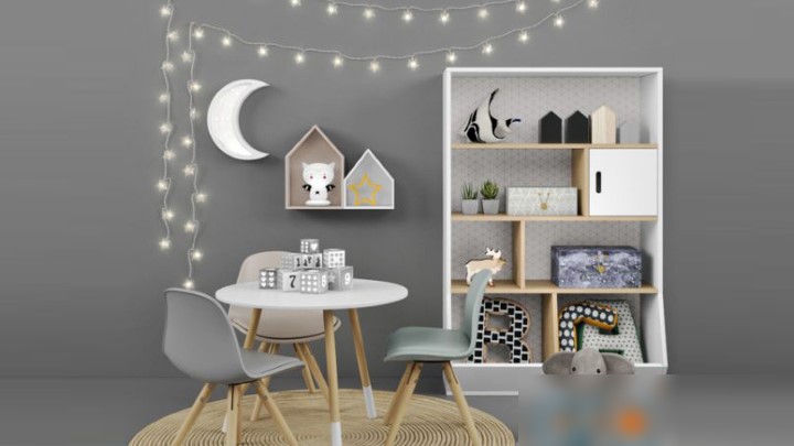 渲染模型_儿童房家具146