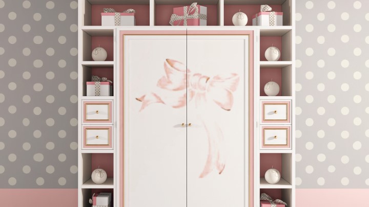 渲染模型_儿童柜子家具001