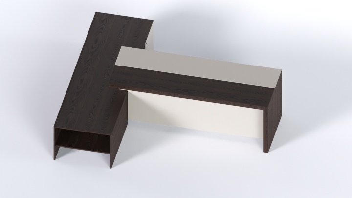 渲染模型_办公桌椅089