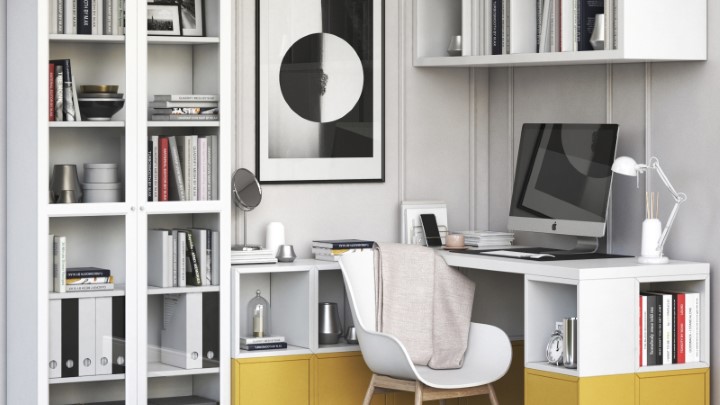 渲染模型_办公桌椅099