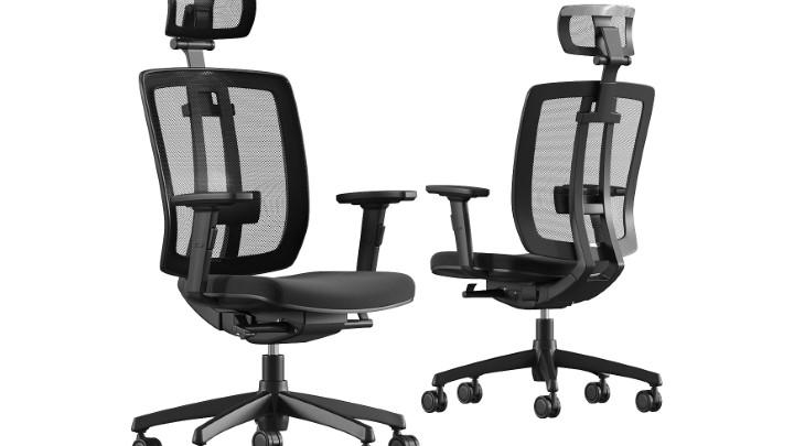 渲染模型_办公椅004