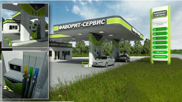 渲染模型_加油站008